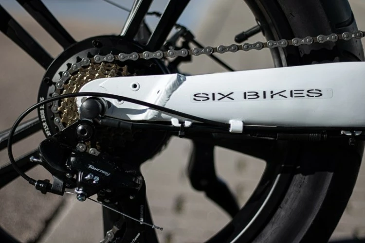 E-BIKE PLEGABLE SIX BIKES FAT SPORT ESB-66 BLANCO - Imagen 5